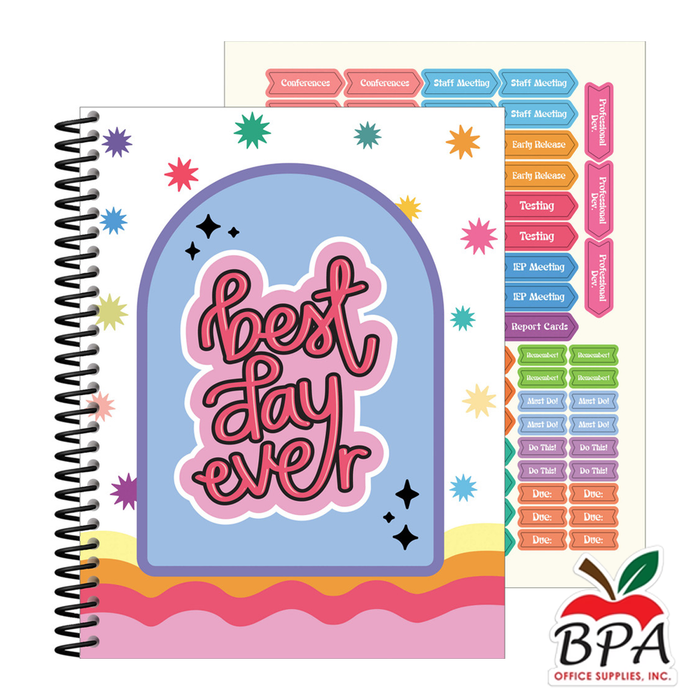 Carson Dellosa • Teacher Planner Spiral "Retro Remix"