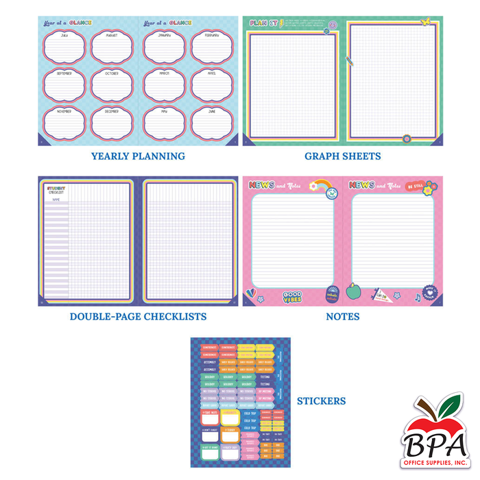 Carson Dellosa • Teacher Planner Spiral "We Stick Together"
