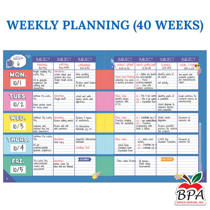 Carson Dellosa • Teacher Planner Spiral "We Stick Together"