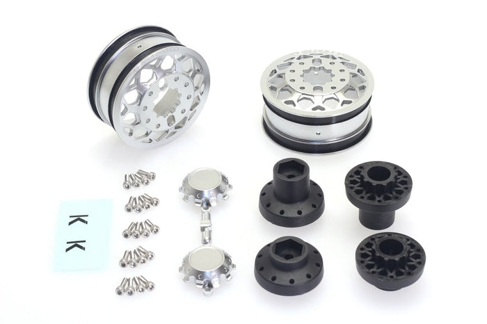 CEN Racing CD0649 KG1 Forged KD006 BLITZ Dually Wheel silver 54x23mm Sicario