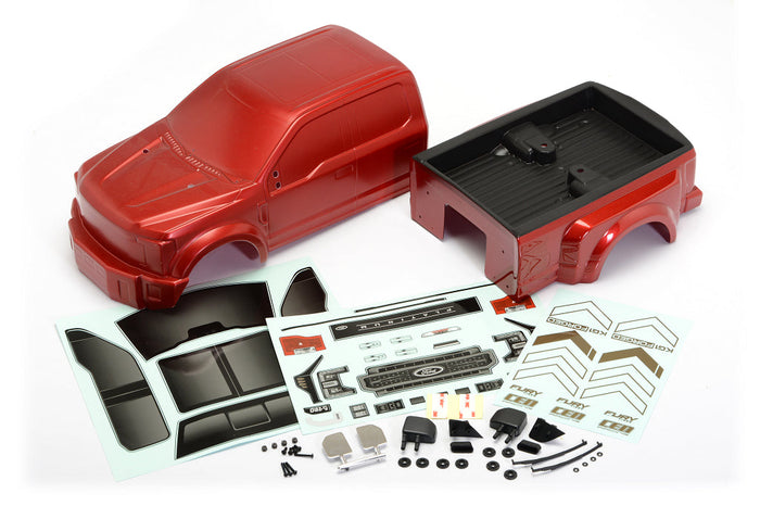 CD0904 F-450 Candy Apple Red complete body set official contents