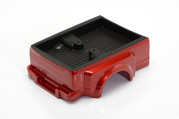 CD0904 F-450 Candy Apple Red truck bed alternate view