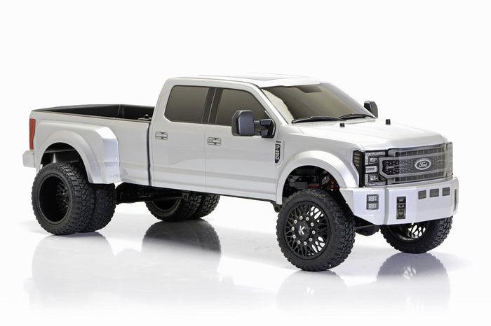 CD0905 F-450 Silver Mercury complete body installed side view