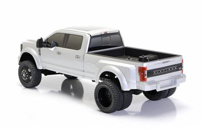 CD0905 F-450 Silver Mercury complete body installed rear three-quarter view
