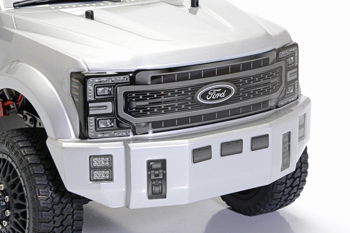 CD0905 F-450 Silver Mercury complete body front detail