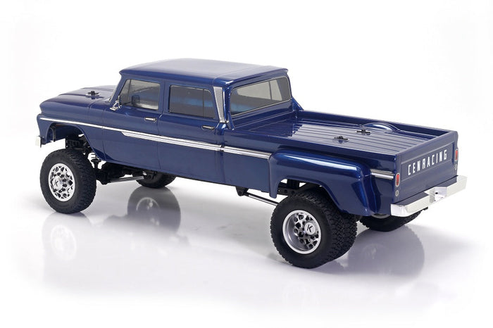 CD0922 Sicario Blue Galaxy complete body installed rear three-quarter view