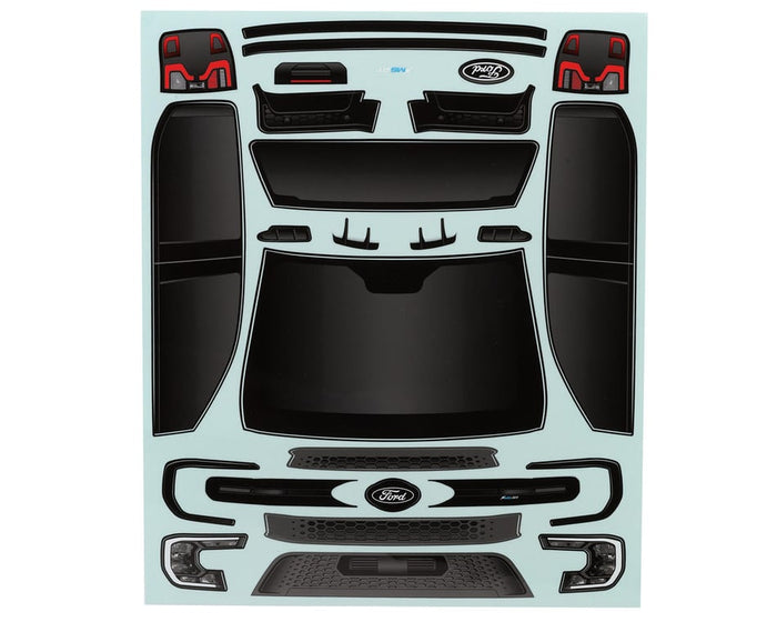 CEN Racing CD0923 Ford Ranger MS-RT Command Grey body shell accessories and decal sheet