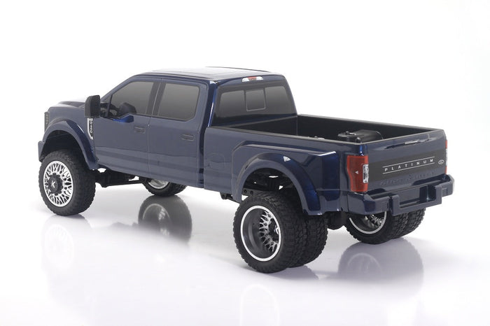 CD0931 truck bed installed Blue Galaxy rear three-quarter view