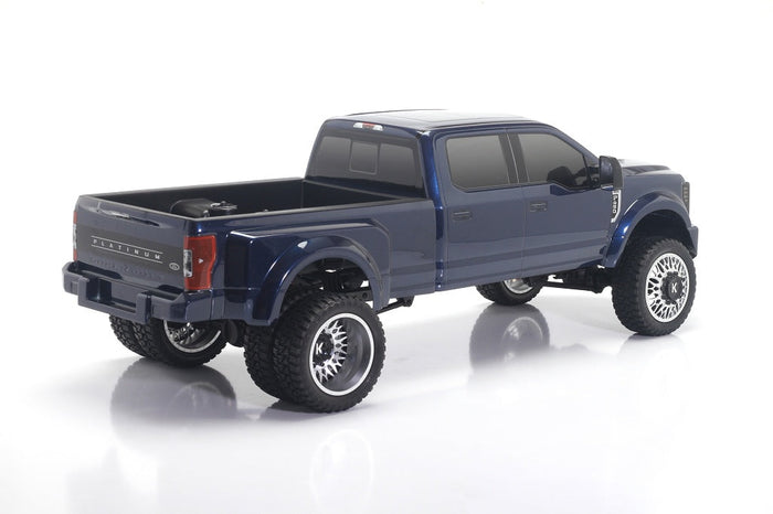 CD0931 truck bed installed Blue Galaxy rear side view