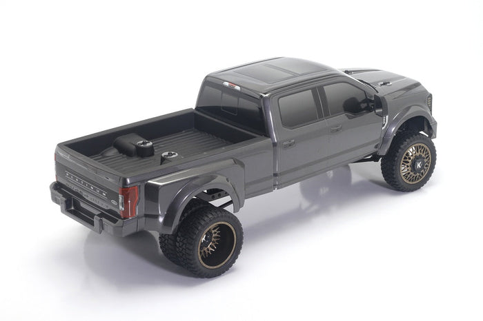 CD0931 truck bed installed Grey Titanium elevated rear view