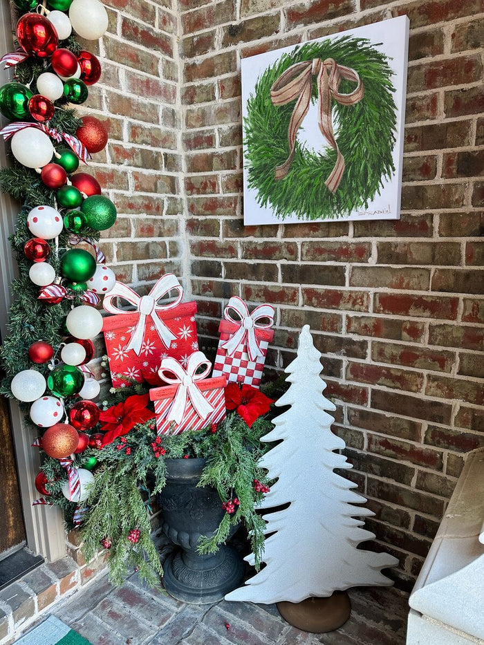 Cedar Wreath Canvas Print