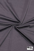 Charcoal Gray, Nylon Stretch Lining Knit Fabric - Boho Fabrics - Lining