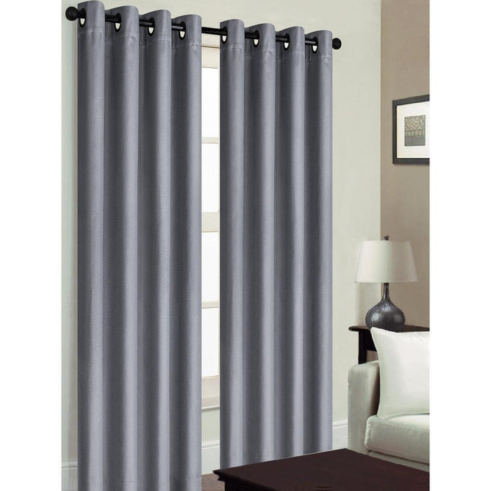 Chic York Silver Blackout Grommet Panel - Elevate Your Space with Style and Functionality (54" x 84")