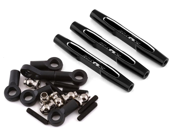 CEN Racing CKD0375 KAOS Panhard Bar and Steering Tie Rod 57mm CNC Aluminum Black