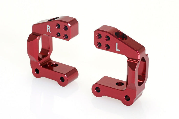 CEN Racing CKM0302 KAOS Puma Rally 1 Steering Hub Carriers L/R CNC Aluminium Red