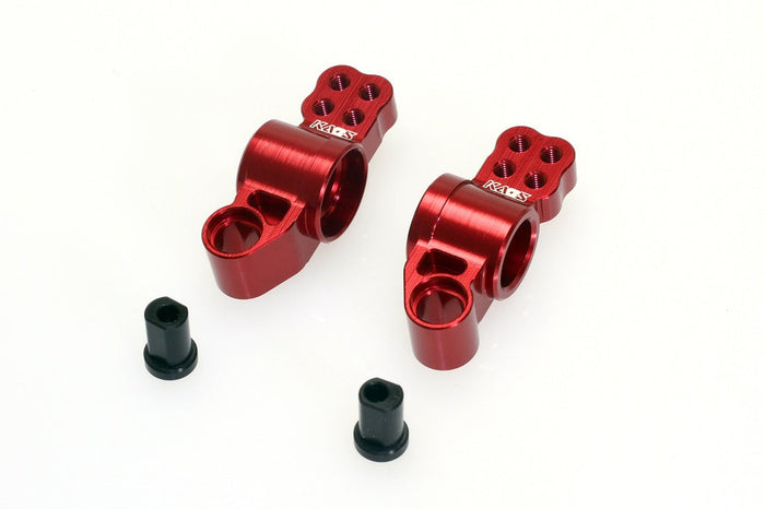 CEN Racing CKM0303 KAOS Rally 1 Puma Rear Wheel Hub Carriers L/R CNC Aluminium Red