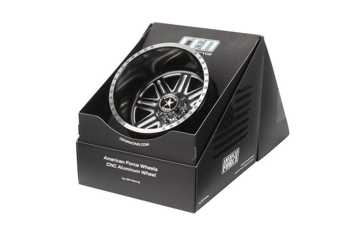 CEN Racing CKR0522 American Force Legend SS8 forged CNC wheel black -18 offset 23mm hex
