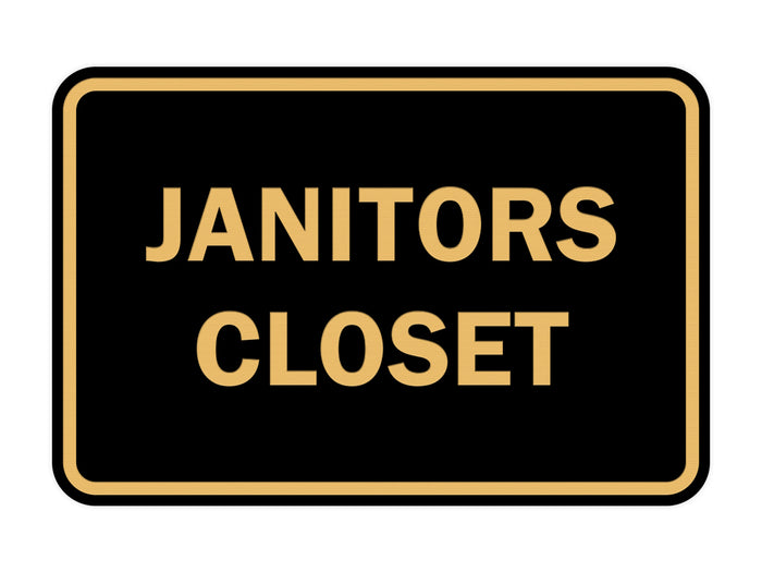 Classic Framed Janitors Closet
