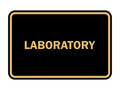 Classic Framed Laboratory Sign