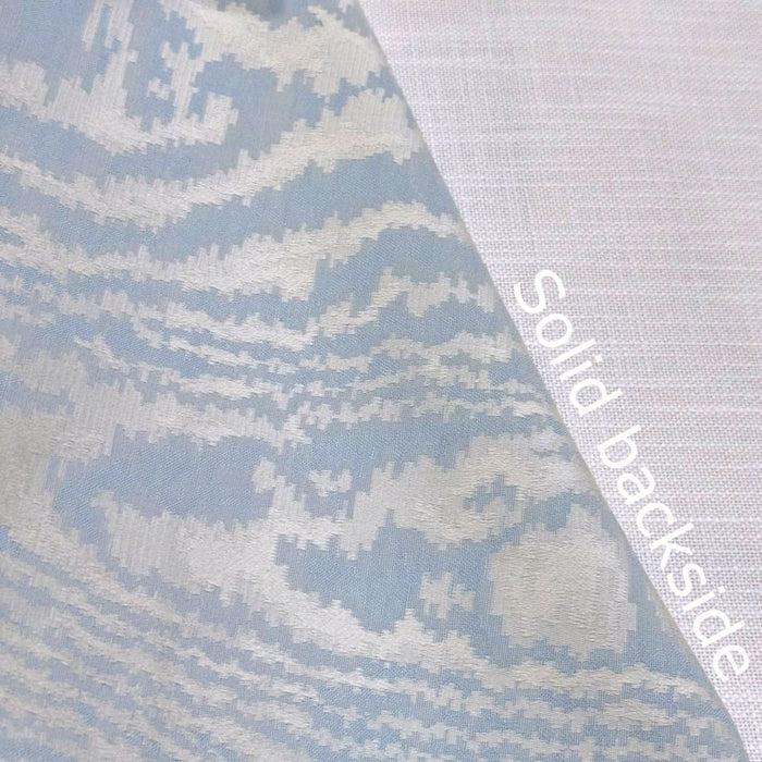 (CLEARANCE) Elsa Ice Blue Faux Bois Pillow Cover - Aloriam
