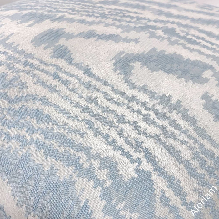 (CLEARANCE) Elsa Ice Blue Faux Bois Pillow Cover - Aloriam