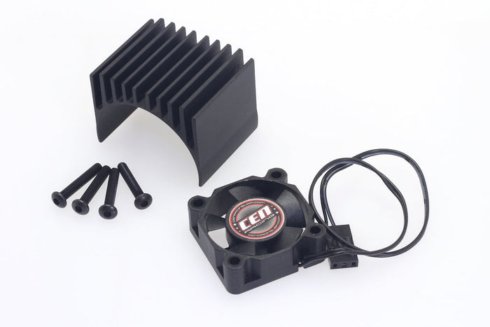 CEN Racing CM0831 motor heatsink and cooling fan combo for M-Sport Puma Rally1