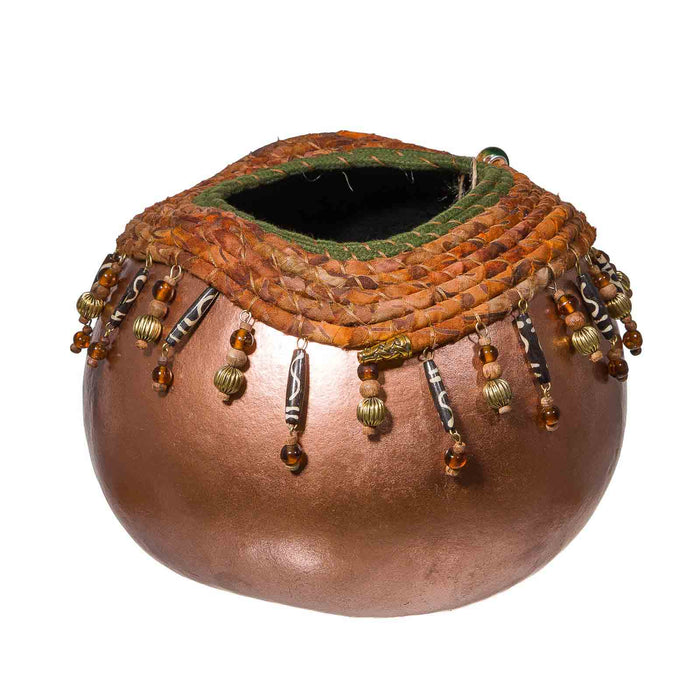 Copper Beaded Gourd