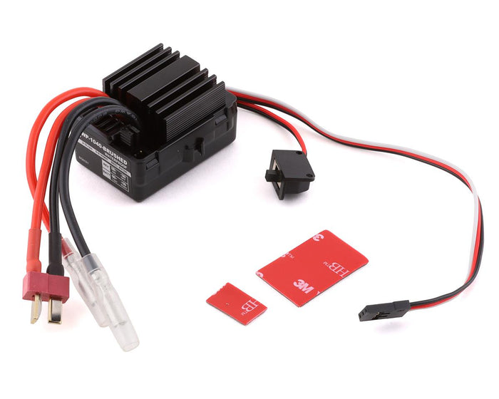 CEN Racing CQ0801 Hobbywing WP-1040 40A waterproof brushed ESC with switch and mounting pads