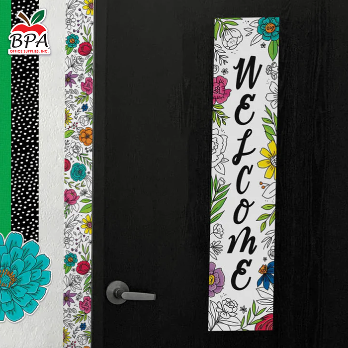 CTP • Banner 2-side "Bright Blooms - Welcome"