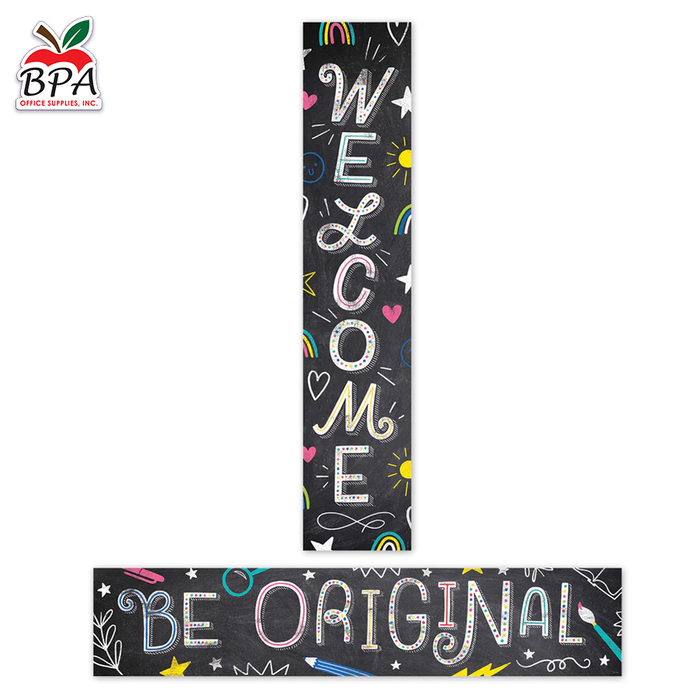 CTP • Banner 2-side "Chalk It Up! - Welcome"
