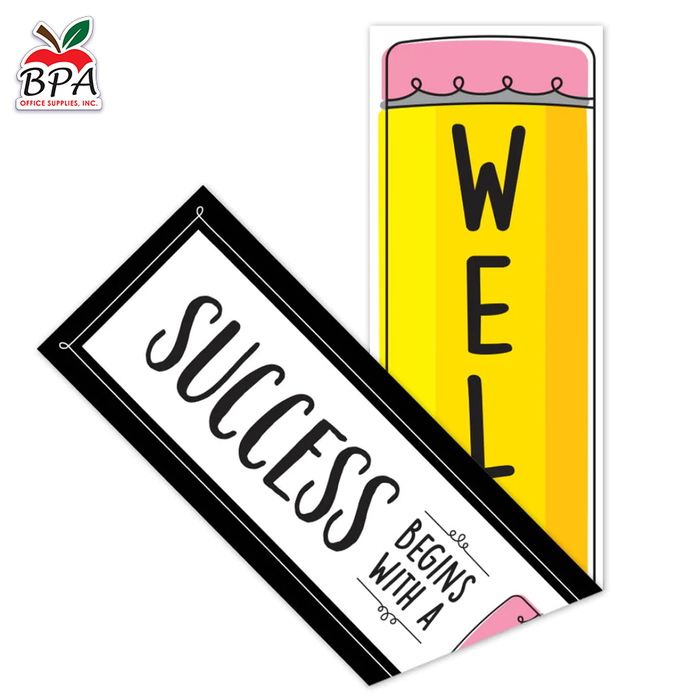 CTP • Banner 2-side "Doodle Pencil - Welcome"