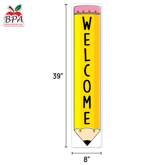 CTP • Banner 2-side "Doodle Pencil - Welcome"