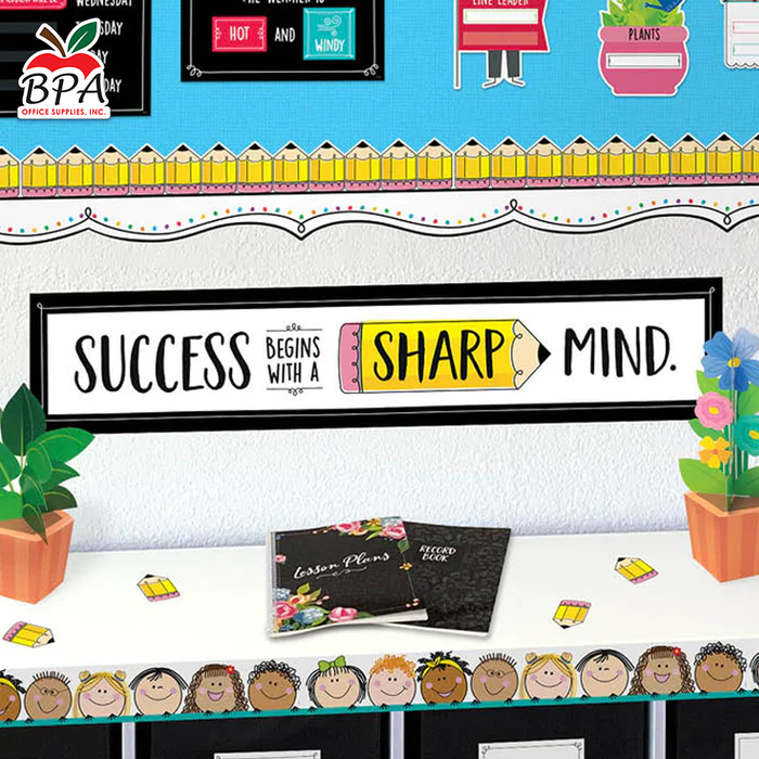 CTP • Banner 2-side "Doodle Pencil - Welcome"