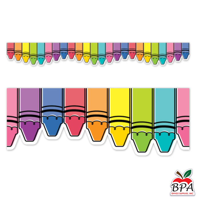 CTP •  Borde "Doodle Crayons"