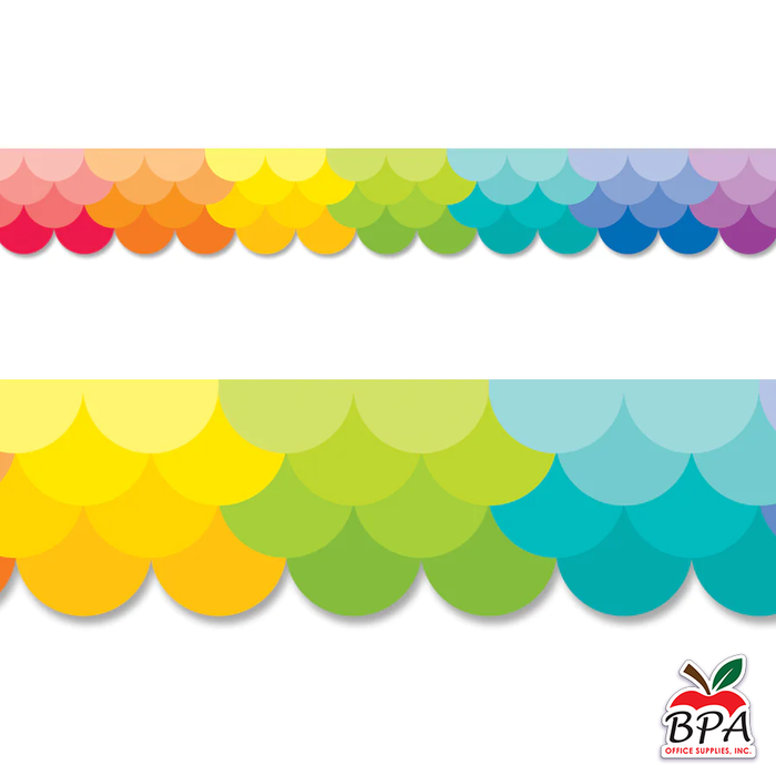 CTP • Borde "Ombre Rainbow Scallops"