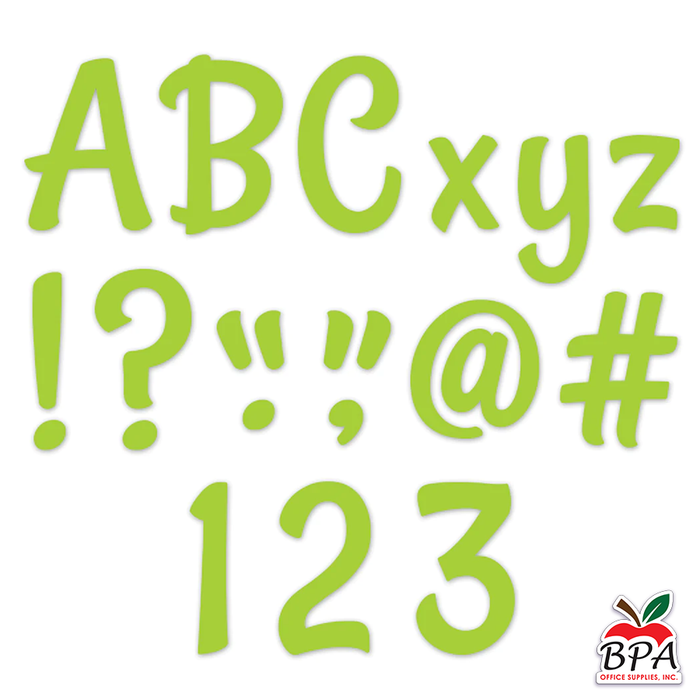 CTP • Letras decorativas "Stylish Lime Green"