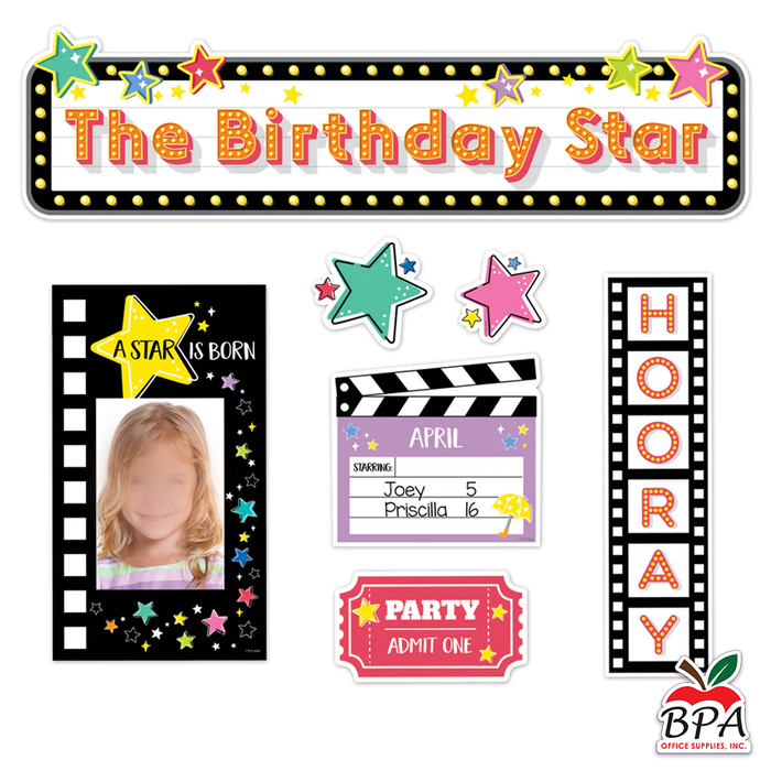 CTP • Mini Set decorativo "Star Bright Happy Birthday"