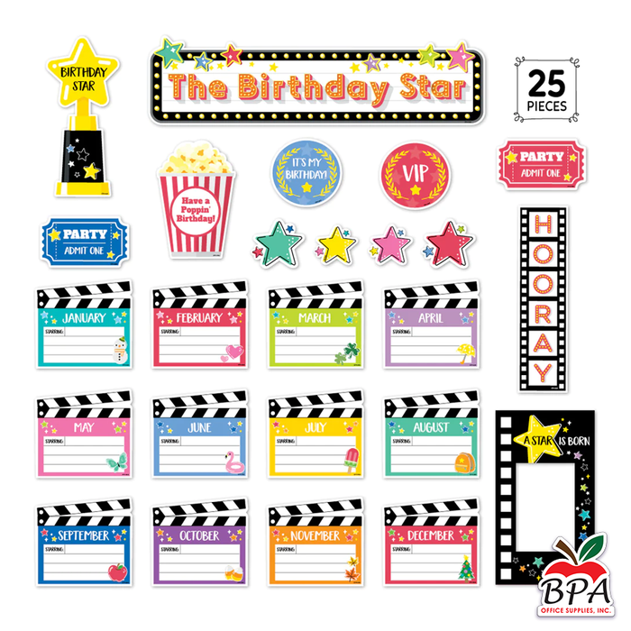CTP • Mini Set decorativo "Star Bright Happy Birthday"