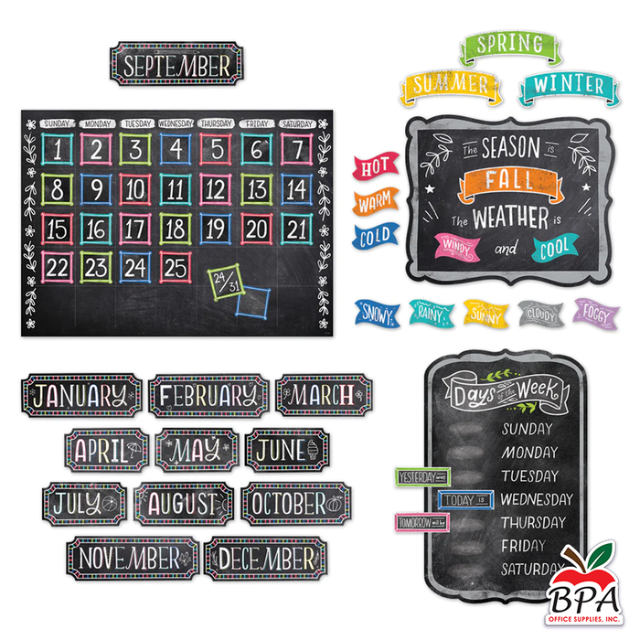 CTP • Set decorativo - Calendario "Chalk It Up!"