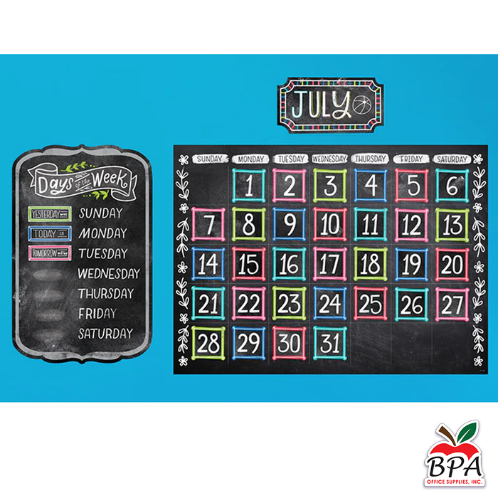 CTP • Set decorativo - Calendario "Chalk It Up!"