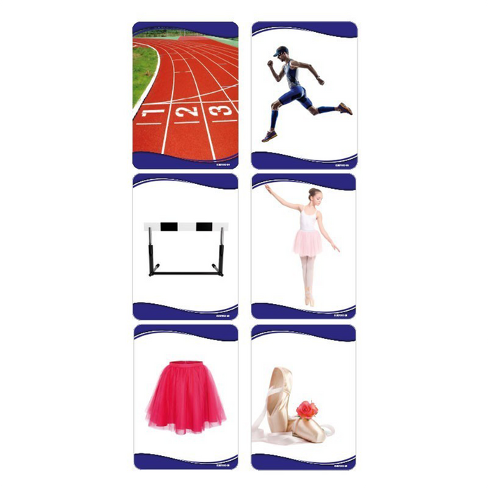 Dactic •  "Flash cards" - Asociación deportes