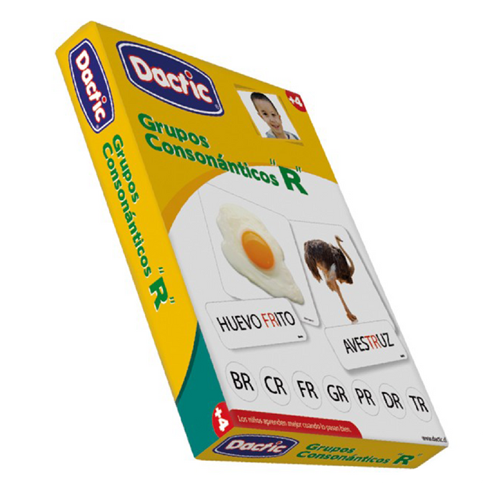 Dactic •  "Flash cards" - Grupo consonanticos con "R"