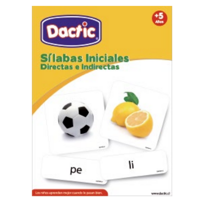Dactic •  "Flash cards" - Sílabas iniciales