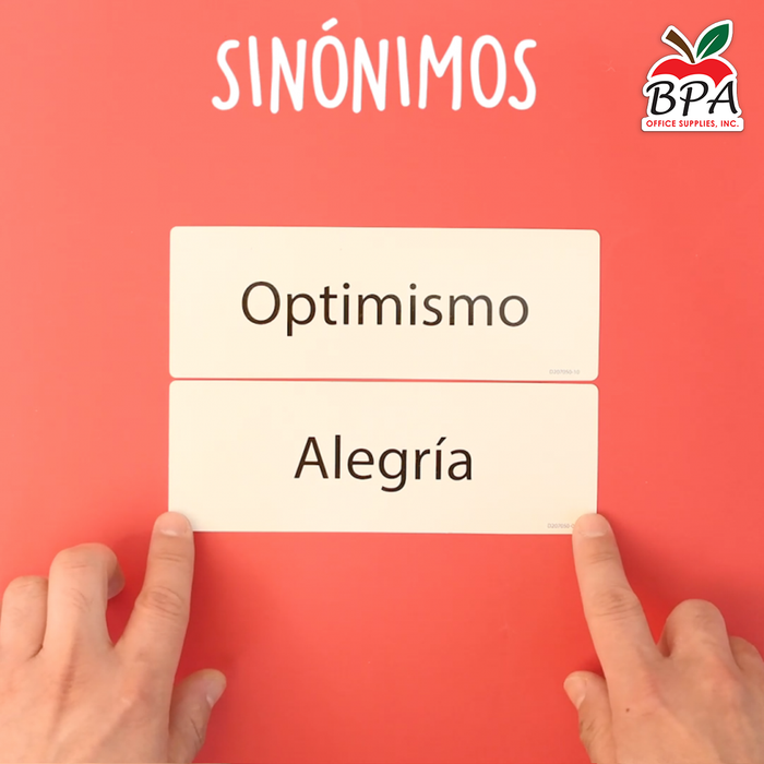 Dactic •  "Flash cards" - Sinonimos y Antonimos
