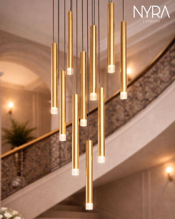 Dorset Staircase Tube Chandelier