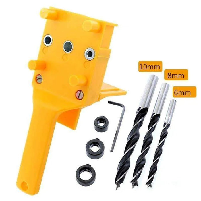 Drill Locator Punch Positioner For Carpentry Drilling Guide DIY Woodworking Hand Tool Set