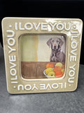 Embossed Photo Frame with Gold Electroplating