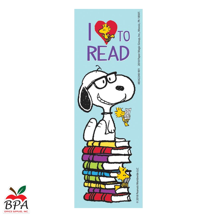 Eureka • Bookmarks "Peaunuts - Reading"