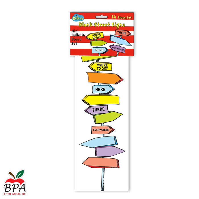 Eureka • Mini Set-decorativo "Dr Seuss - Blank Direction Signs"
