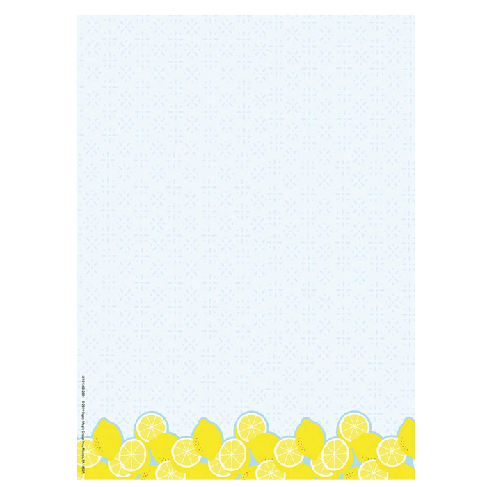 Eureka • Papel con borde decorativo "Always Try Your Zest"